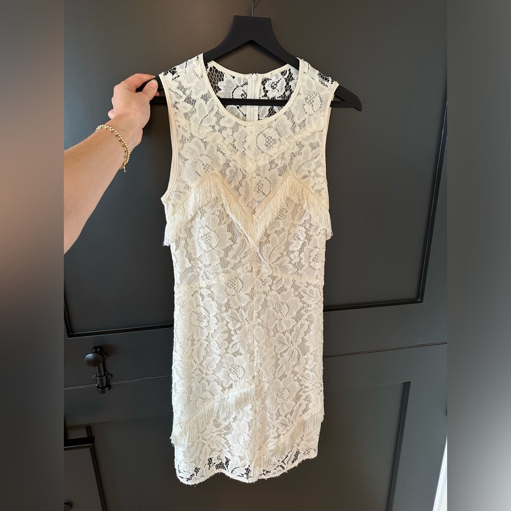 Worn once! Sandro lace mini dress.